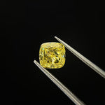 1.5ct Cushion Cut Fancy Intense VS1 Excellent - Intou