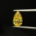 1.5ct Pear Cut Fancy Vivid VS1 Excellent - Intou