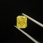 1.5ct Radiant Cut Fancy Intense VS1 Excellent - Intou