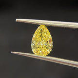 1ct Pear Cut Fancy Intense VS1 Excellent - Intou