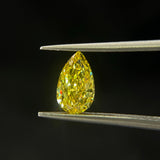 1ct Pear Cut Fancy Vivid VS1 Excellent - Intou