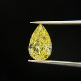 2.5ct Pear Cut Fancy Intense VVS1 Excellent - Intou