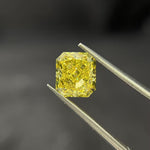 2.5ct Radiant Cut Fancy Intense VVS1 Excellent - Intou