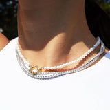 Pearl Aura Beaded Necklace