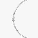 Round Riviere Tennis Necklace