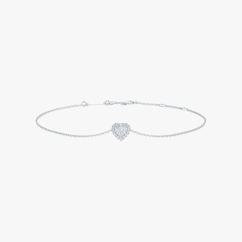 Aura Heart-Shaped Diamond Bracelet - Intou