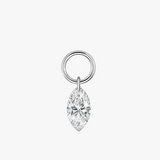 Marquise Floating Diamond Charm - Intou