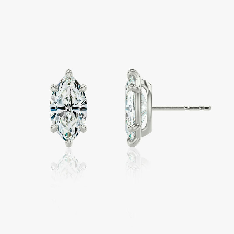 Marquise Solitaire Stud - Intou