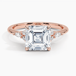 Nadia Asscher Cut Diamond Engagement Ring - Intou