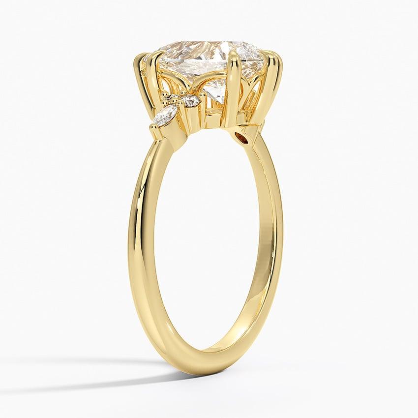 Nadia Pear Cut Diamond Engagement Ring - Intou