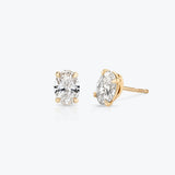 Oval Solitaire Stud - Intou