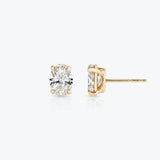 Oval Solitaire Stud - Intou