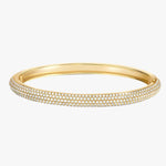 Pave Tube Bangle Bracelet - Intou