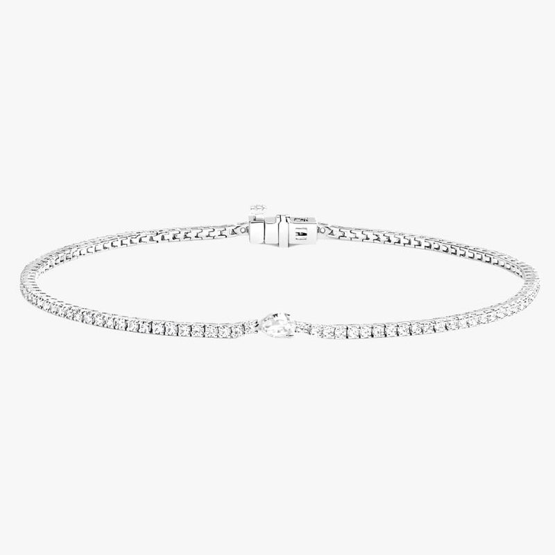 Pear Cut Tennis Bracelet - Intou