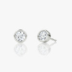 Round Bezel Solitaire Stud - Intou