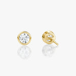 Round Bezel Solitaire Stud - Intou