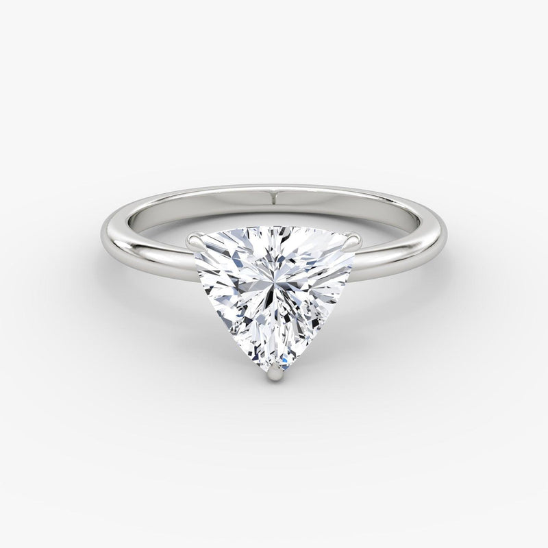 Trillion Solitaire Engagement Ring - Intou