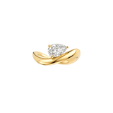 Wave Pear Ring - Intou