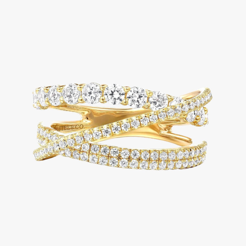 Yolanda Cross Diamond Ring - Intou